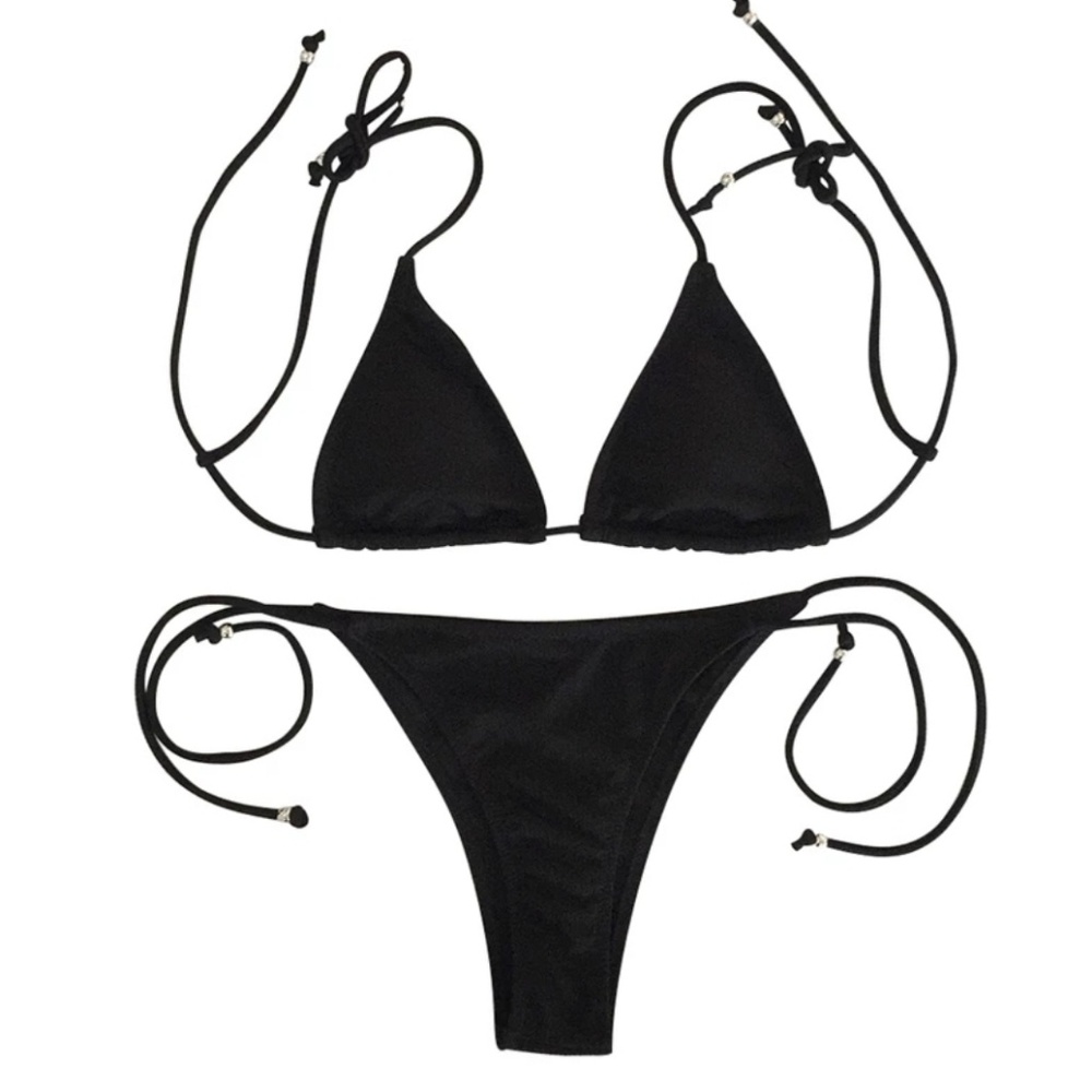 Just in!!! Ribbed Triangle Bikini Set  - Picture 6 of 7
